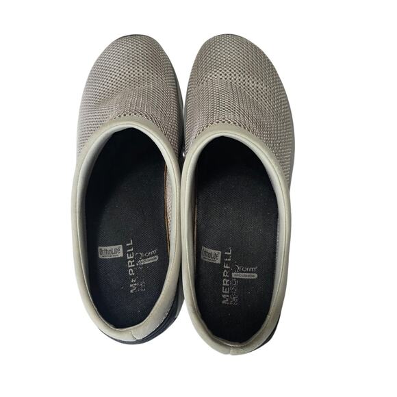 Merrell Women’s Sz 10 Primo Breeze Moc Silvermist Mesh Slip-On Clog Slide Shoes - Picture 3 of 8